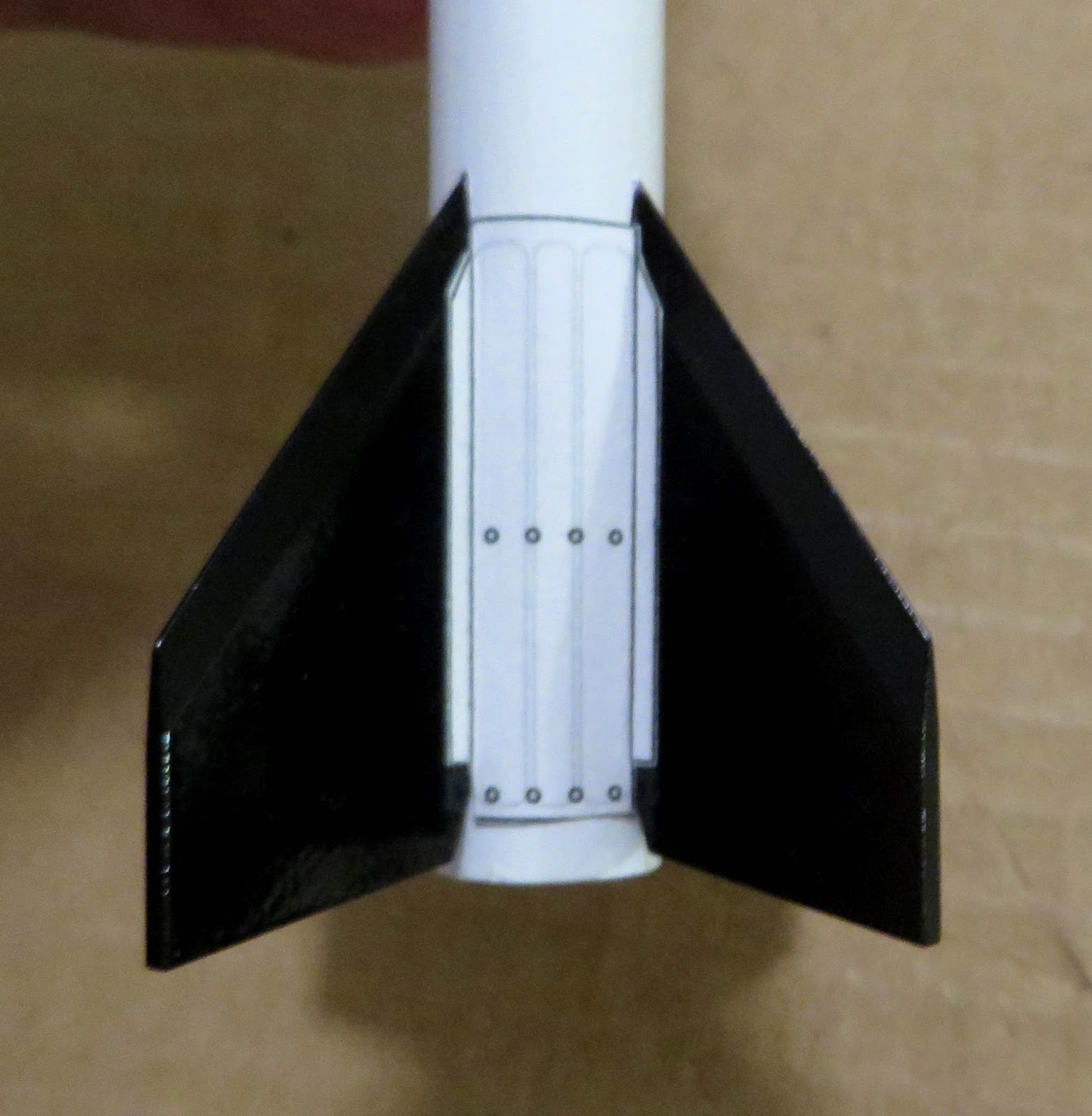 Model Rocket Building: ASP D Region Tomahawk Build, Part 16, Fin Plate  Setting and Streamer